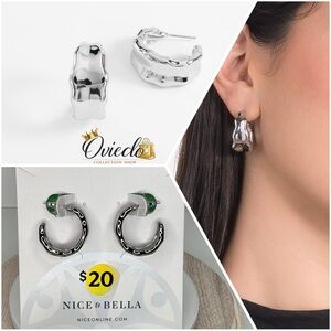Silver Hoop Earrings